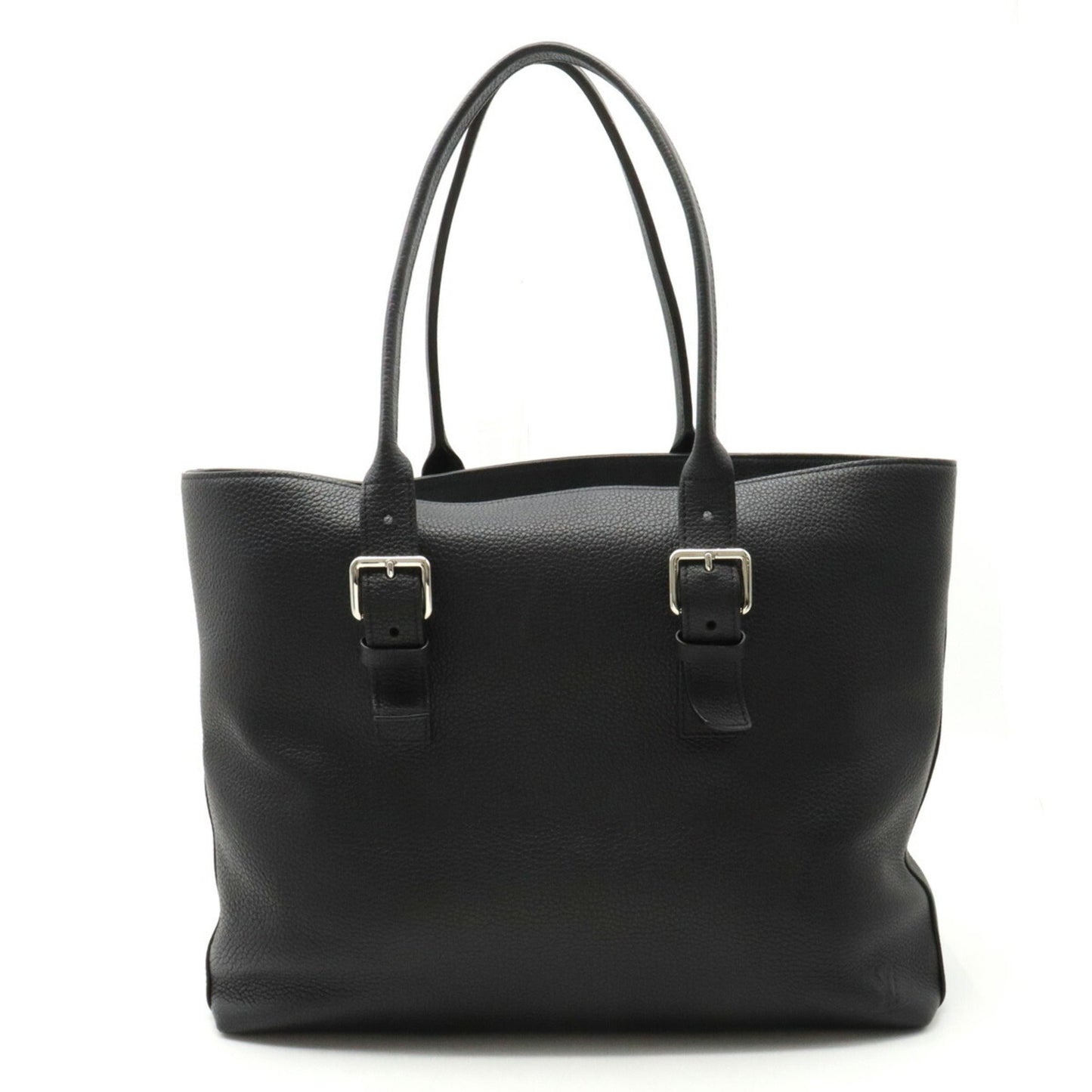 LOUIS VUITTON Cover Voyage Tote Bag Shoulder Taurillon Leather Noir Black M50086
