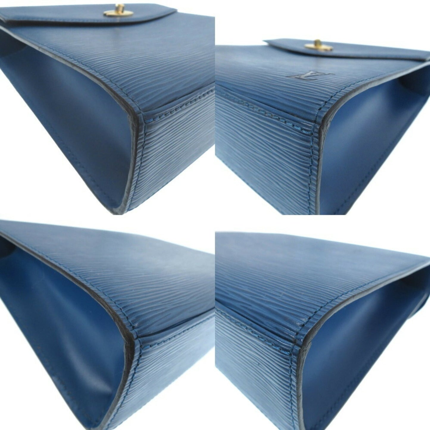 Louis Vuitton Epi Marzelb Handbag M52375 Toledo Blue
