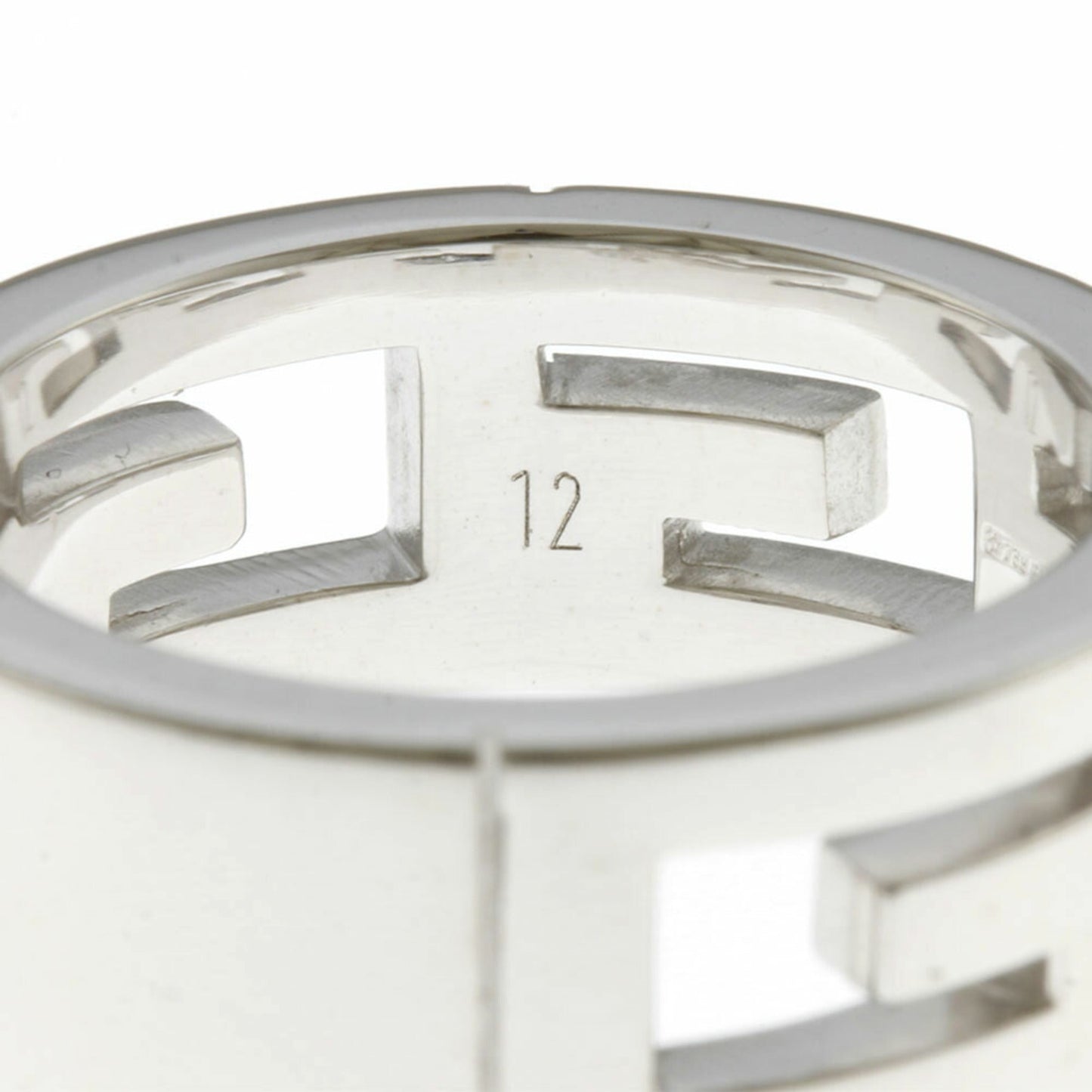 Gucci Multiple Ring No. 11.5 18K K18 White Gold Diamond Women's