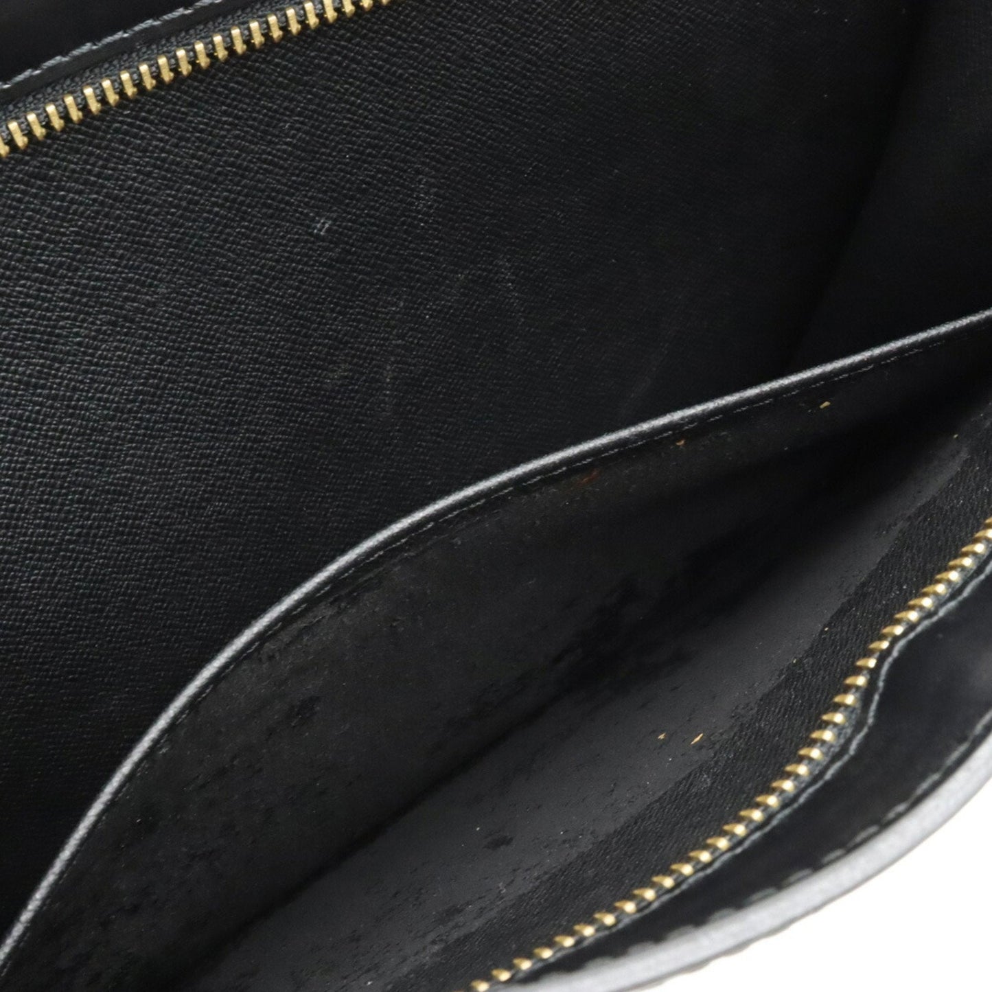LOUIS VUITTON Epi Pochette Homme Second Bag Clutch Noir Black M52522