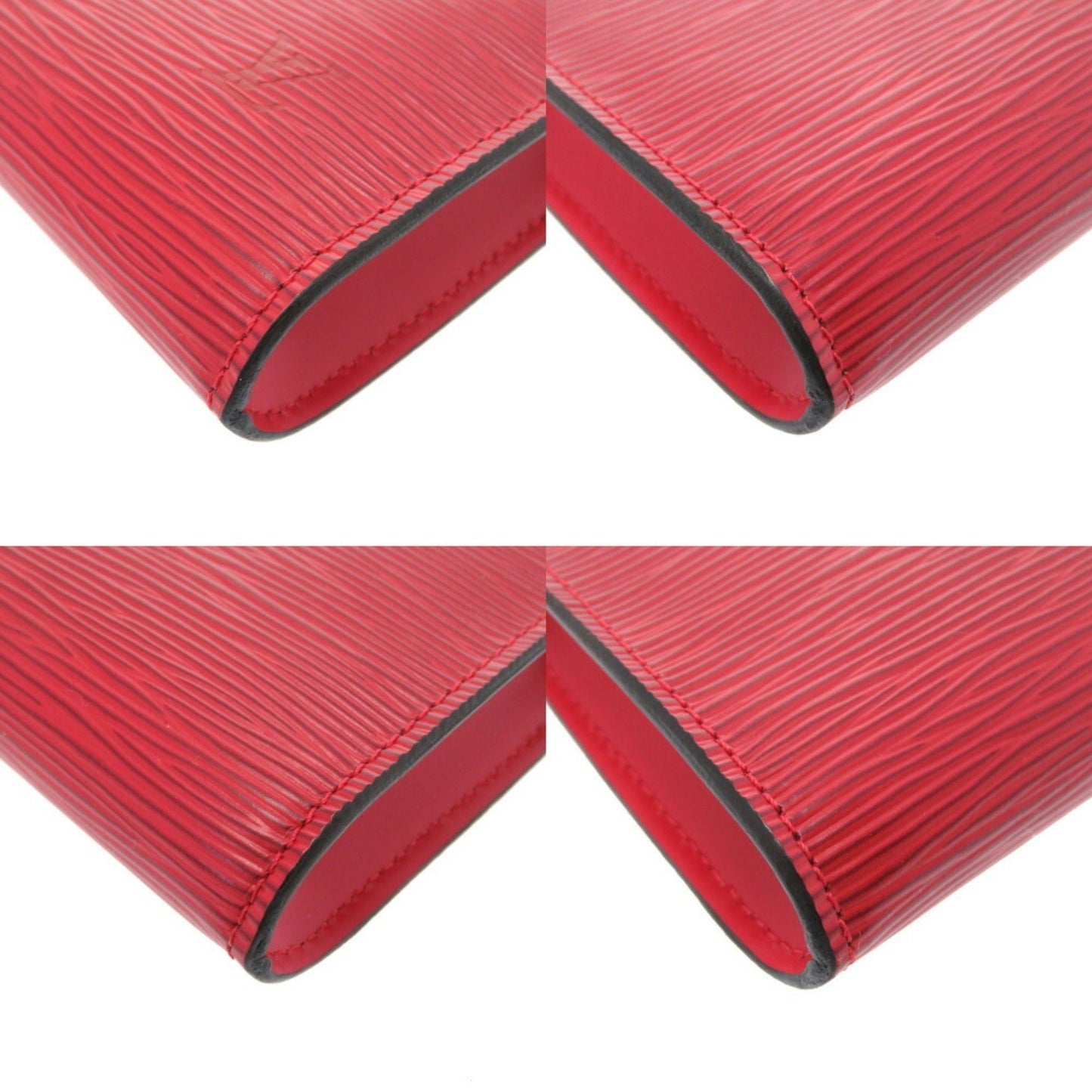 Louis Vuitton Epi Pochette Accessory Red M52947 Handbag 0193 LOUIS VUITTON