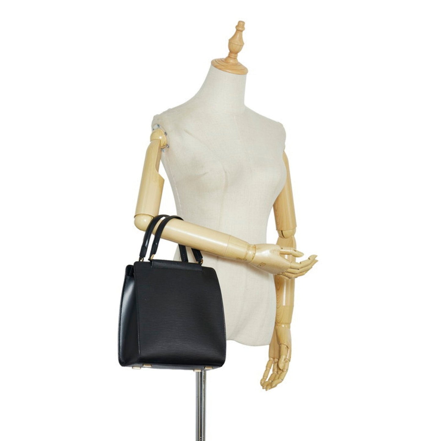 LOUIS VUITTON Epi Figari PM Handbag M52012 Noir Black Leather Ladies