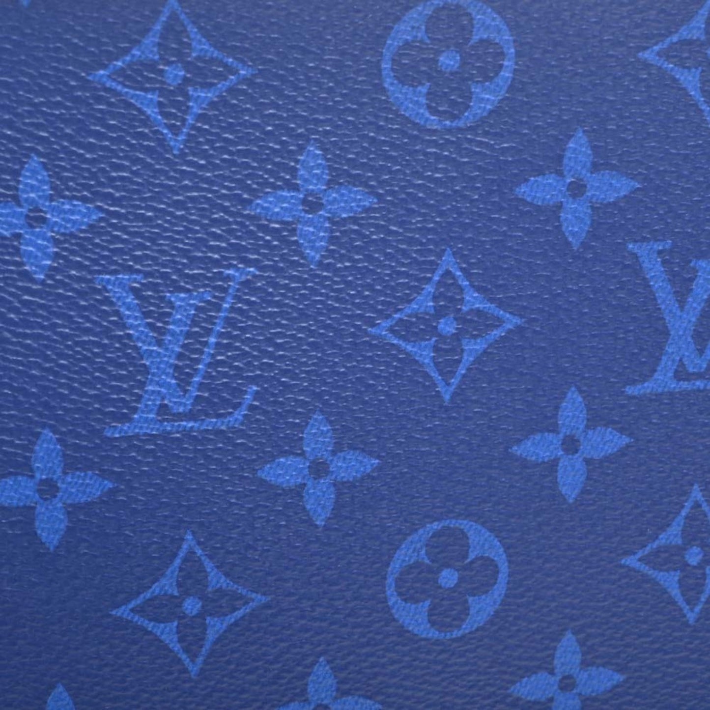 LOUIS VUITTON Eclipse Taigarama Pochette Voyage MM Clutch Bag Second M30423 Blue Men's
