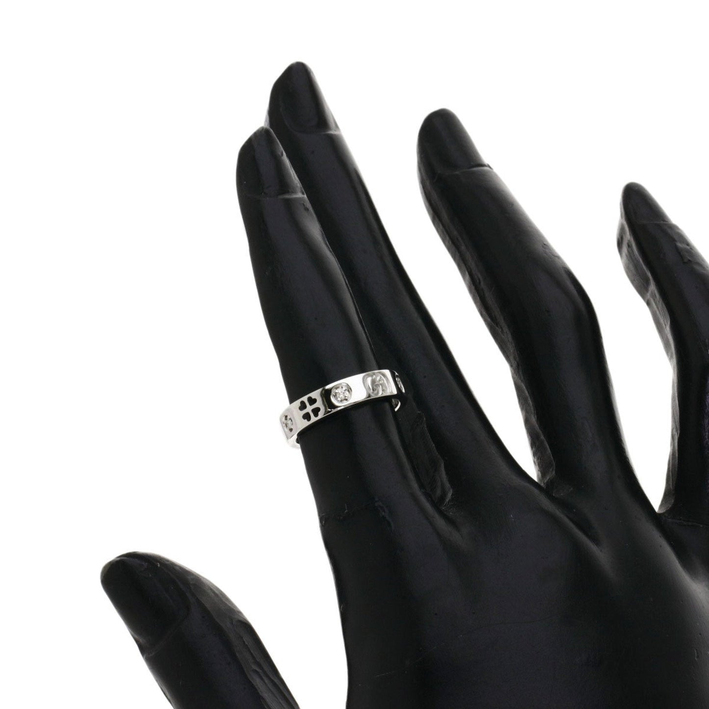 Gucci Icon Amor Forever Diamond Ring / K18 White Gold Ladies GUCCI