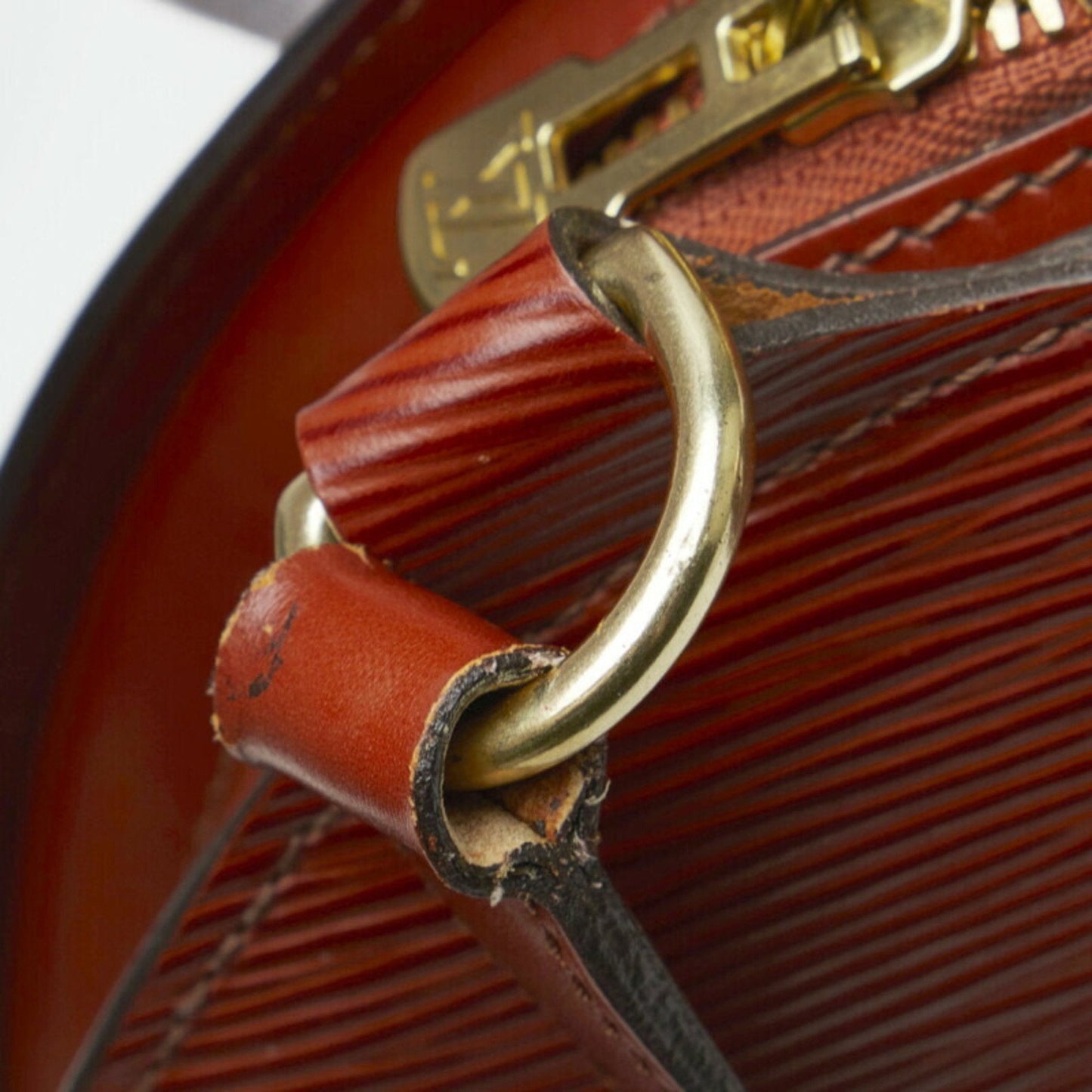 LOUIS VUITTON Epi Mabillon Backpack M52233 Kenya Brown Leather Women's