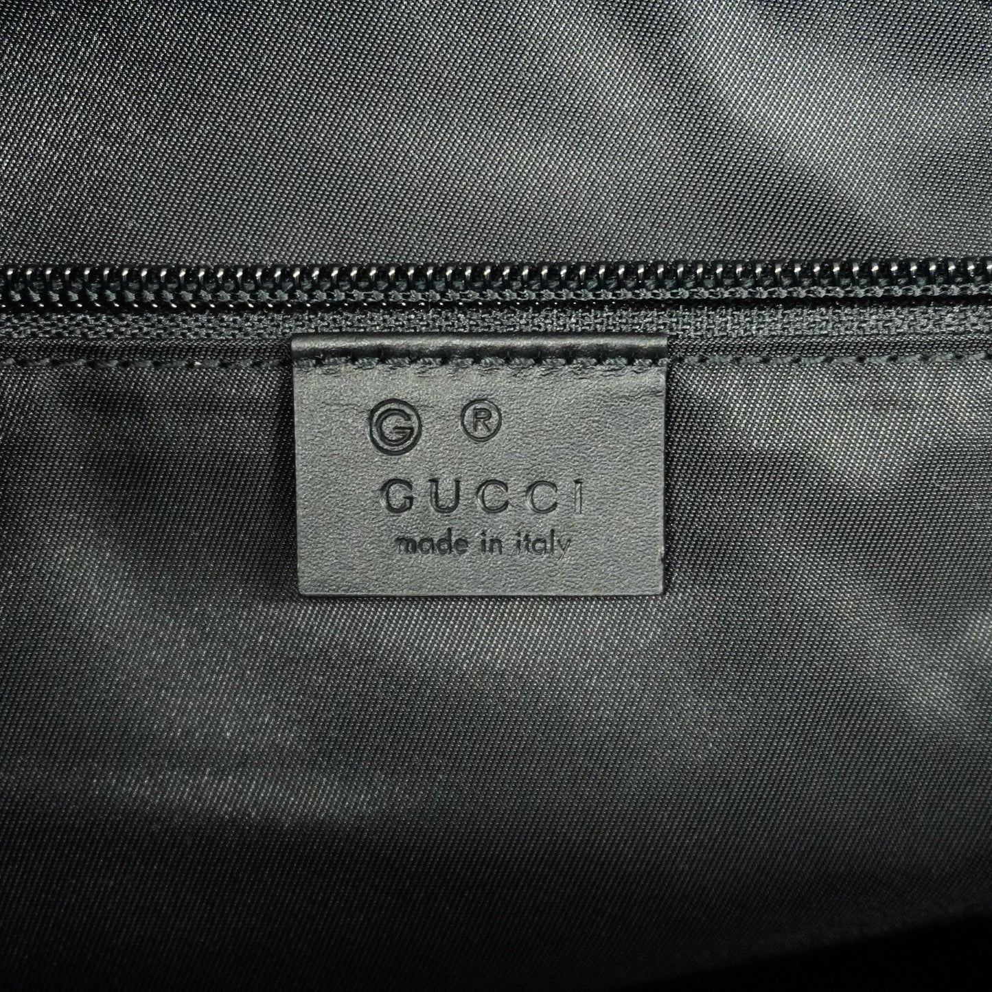 GUCCI  Sherry Line Women's Canvas Tote Bag Black