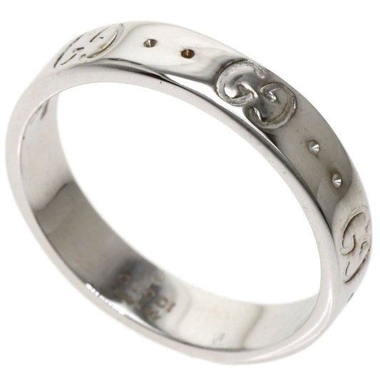 Gucci Icon #13 Ring K18 White Gold Ladies GUCCI