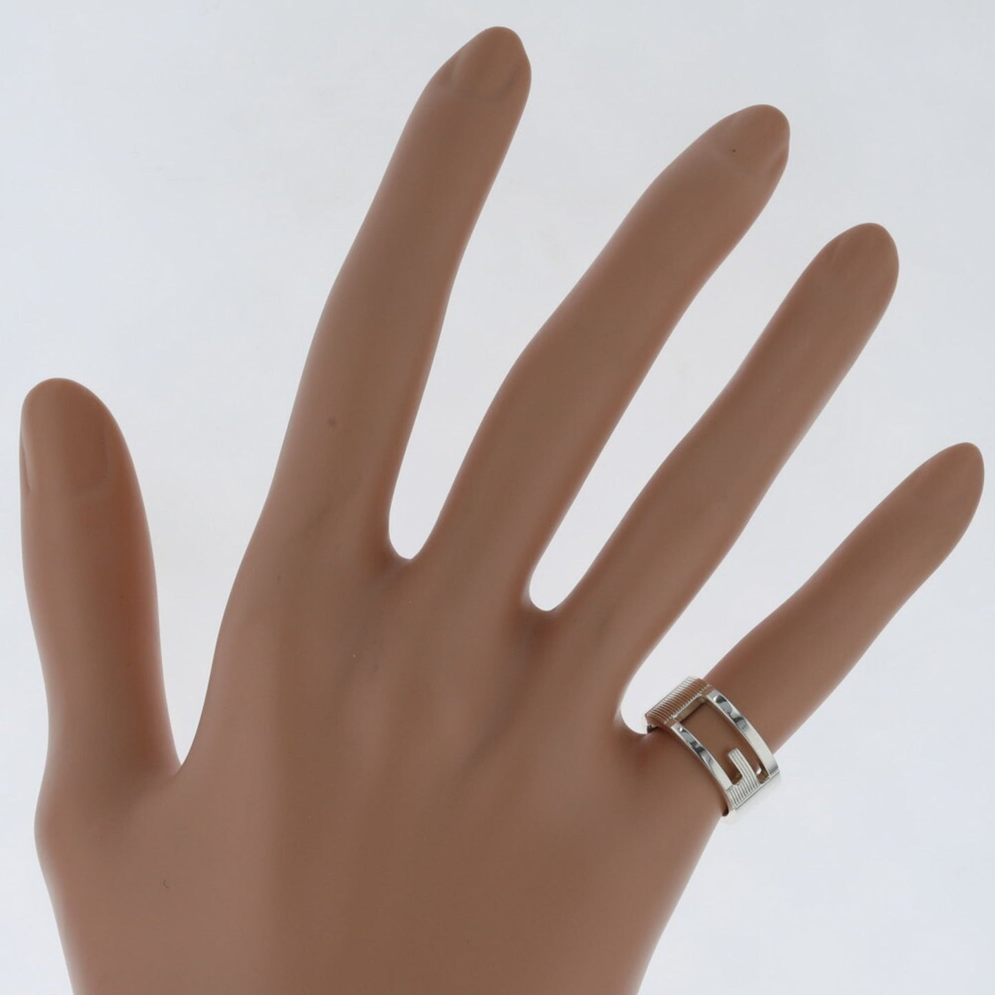 Gucci Ring Branded G Width about 8mm 032660-09840 Silver 925 No. 6.5 Ladies GUCCI