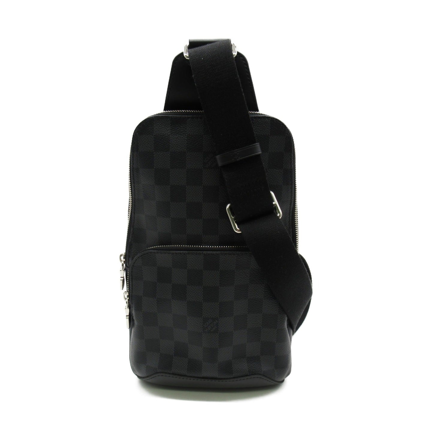 LOUIS VUITTON Avenue Sling Bag Gray Damier graphite PVC coated canvas N41719