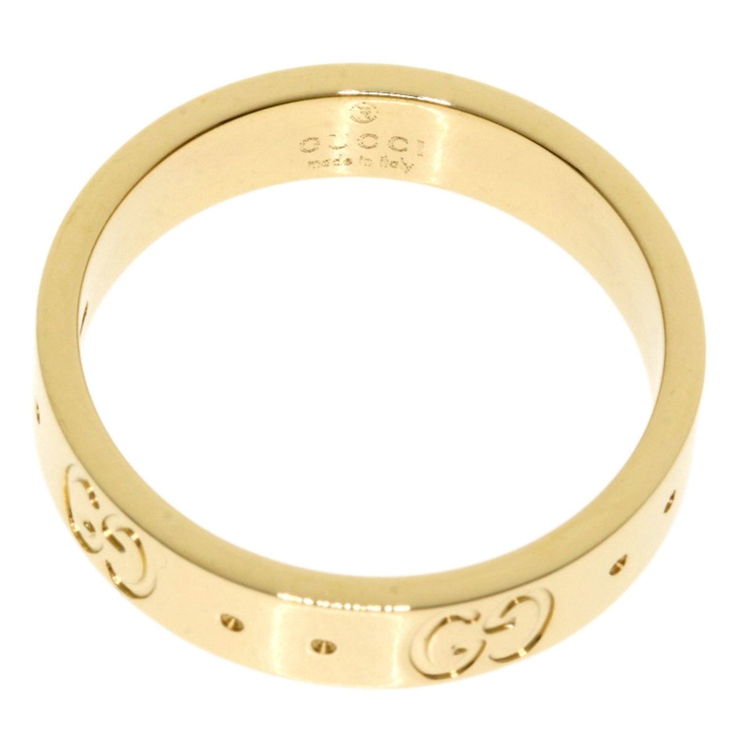 Gucci Icon # 9 Ring / K18 Yellow Gold Ladies GUCCI