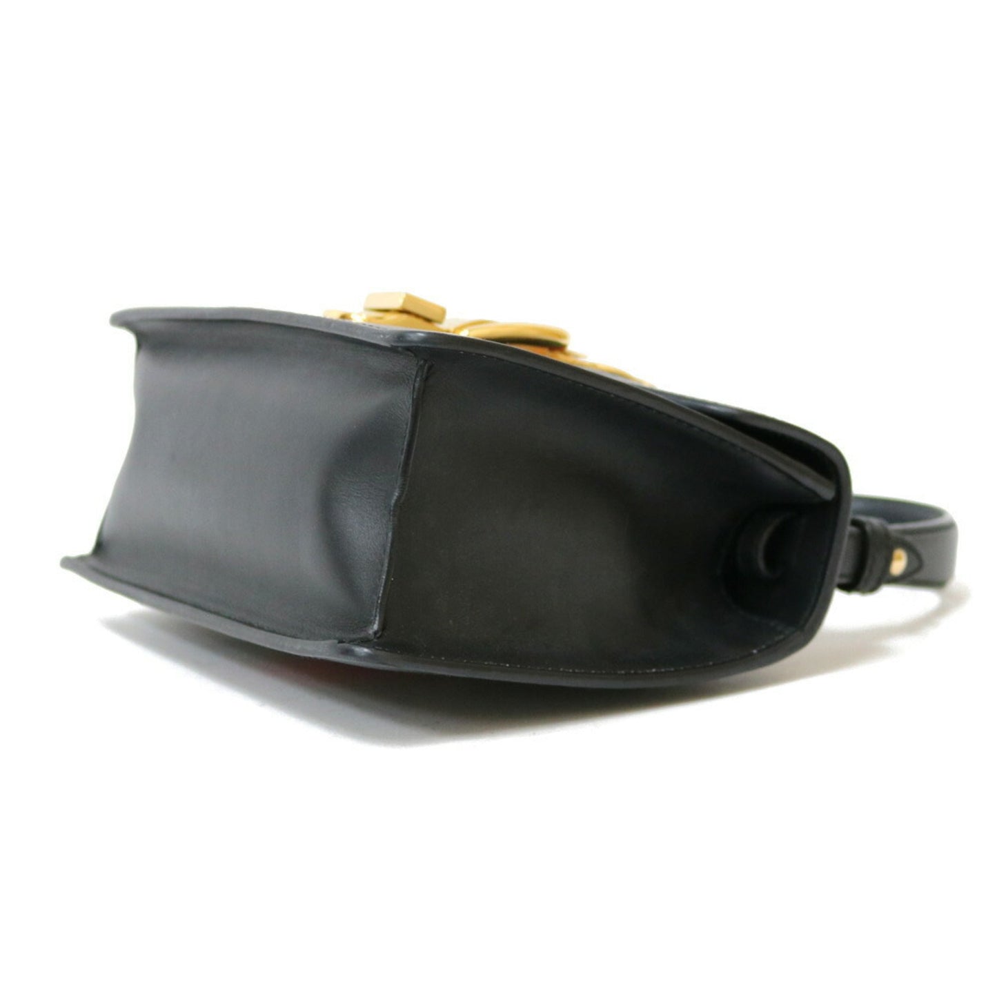 Gucci Sylvie Mini Handbag Shoulder Bag Black Ladies
