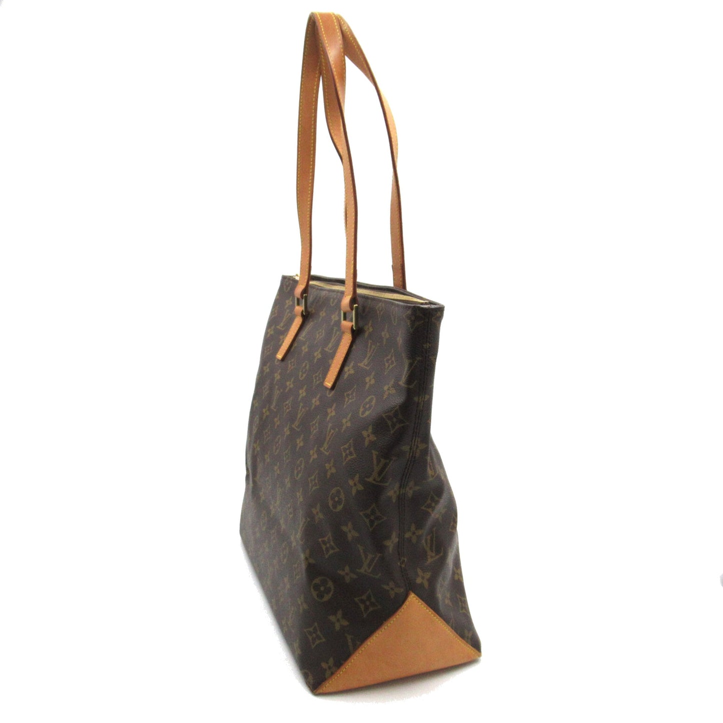 LOUIS VUITTON Cabas Mezzo Brown Monogram PVC coated canvas M51151
