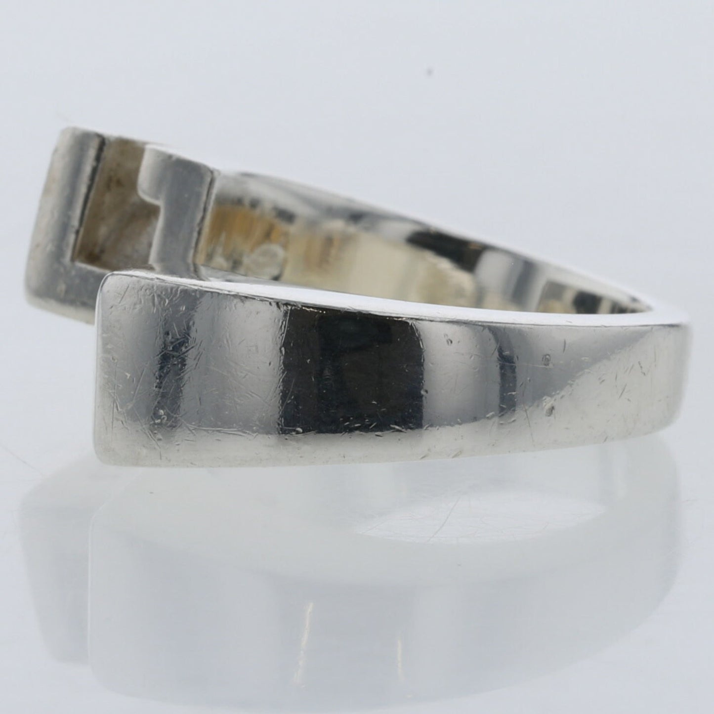 Gucci Ring Spiral Color Stone Yellow Silver 925 No. 9 Ladies GUCCI