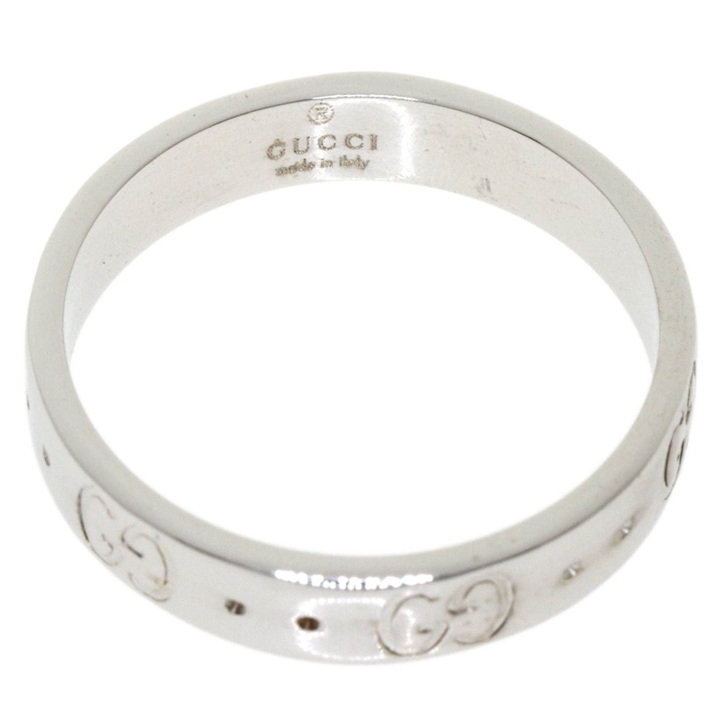 Gucci Icon #13 Ring K18 White Gold Ladies GUCCI