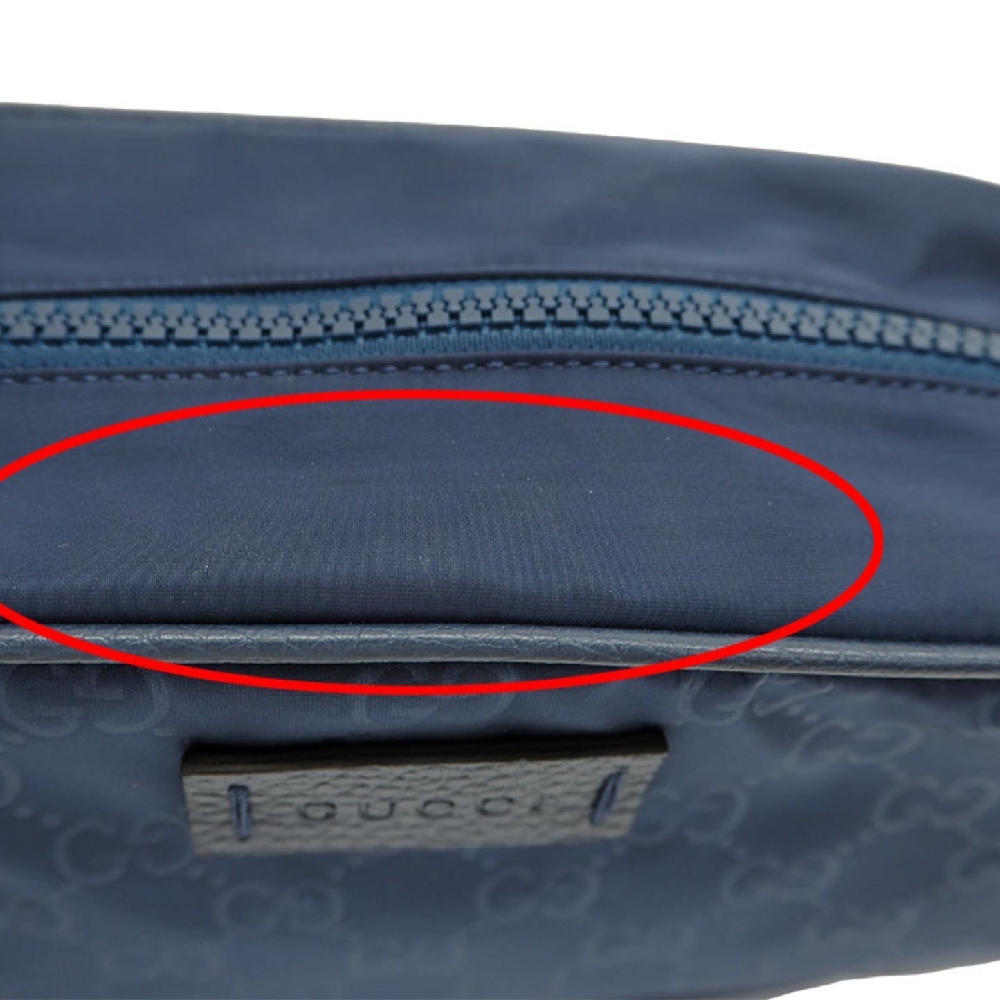 Gucci Nylon Clutch Bag,Pouch Navy