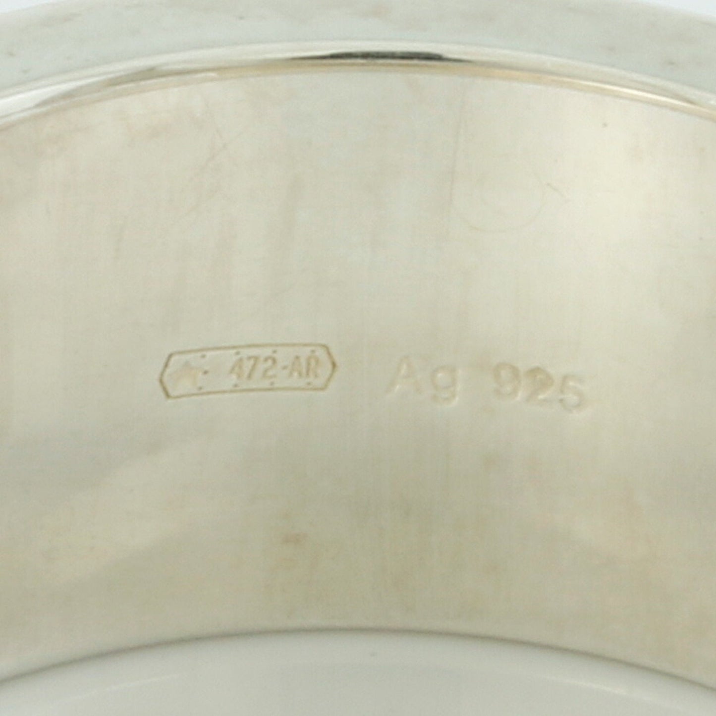 Gucci SV925 Ring G Mark 7.5 # 8 Silver Ladies 925