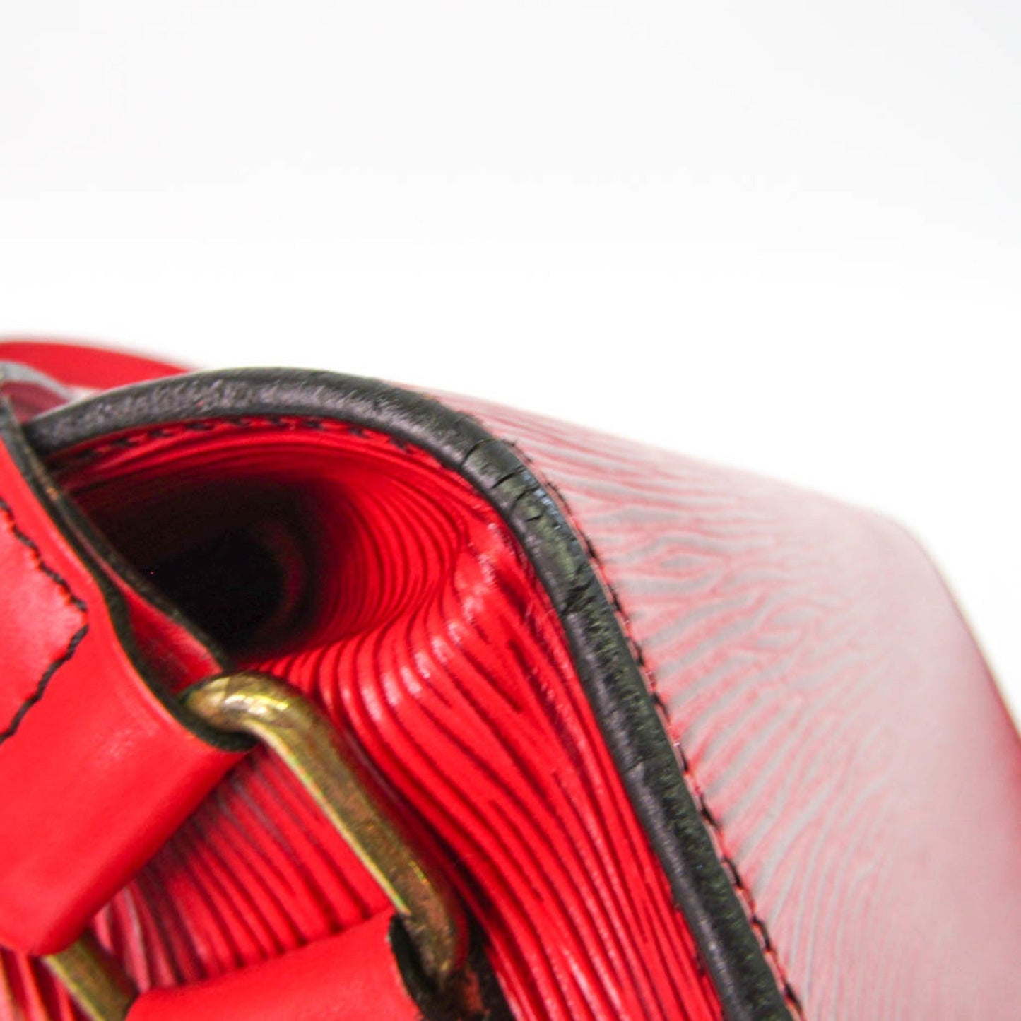 Louis Vuitton Epi Cartouchiere M52247 Women's Shoulder Bag Castilian Red