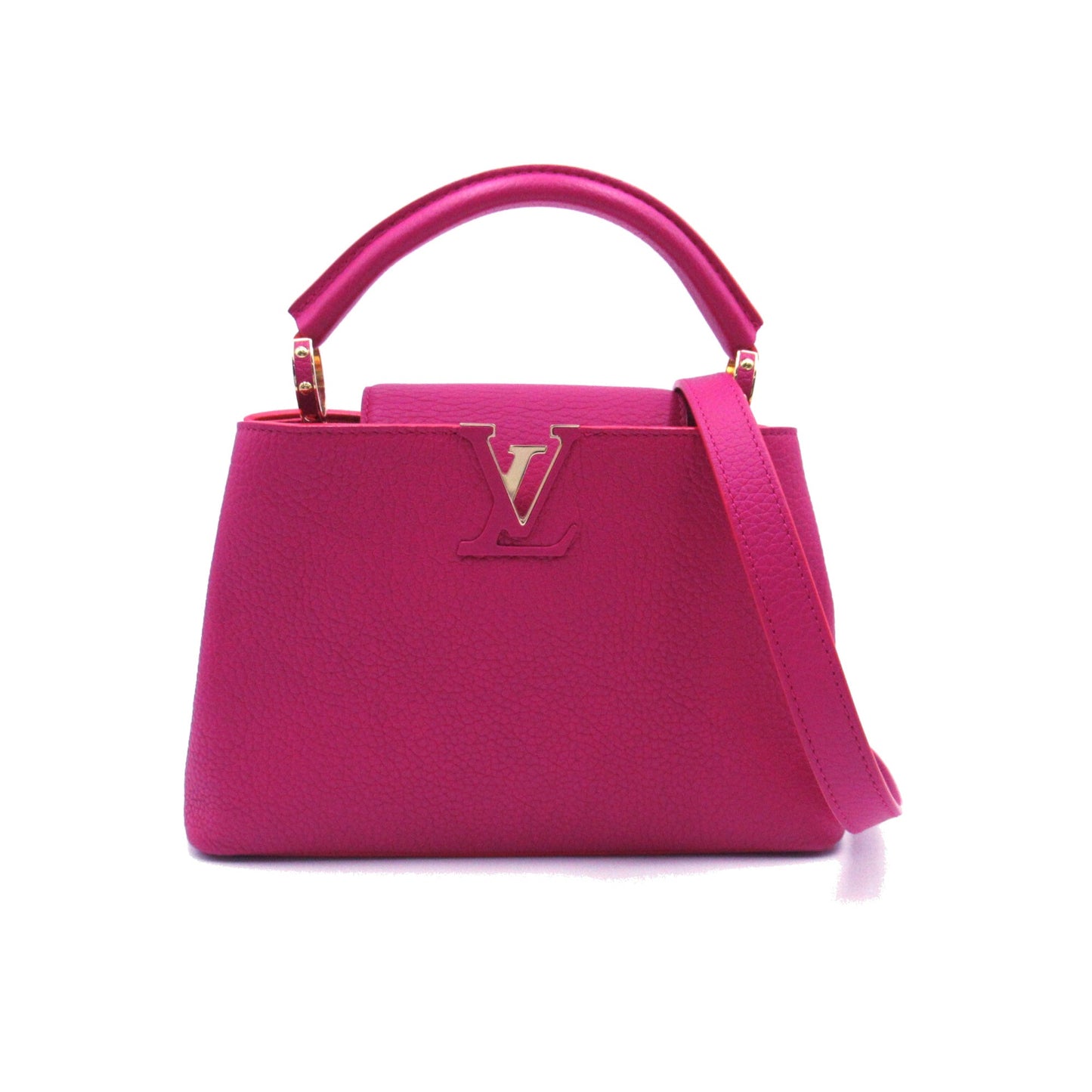 LOUIS VUITTON CapucineBB Pink Taurillon Clemence Leather leather M90294