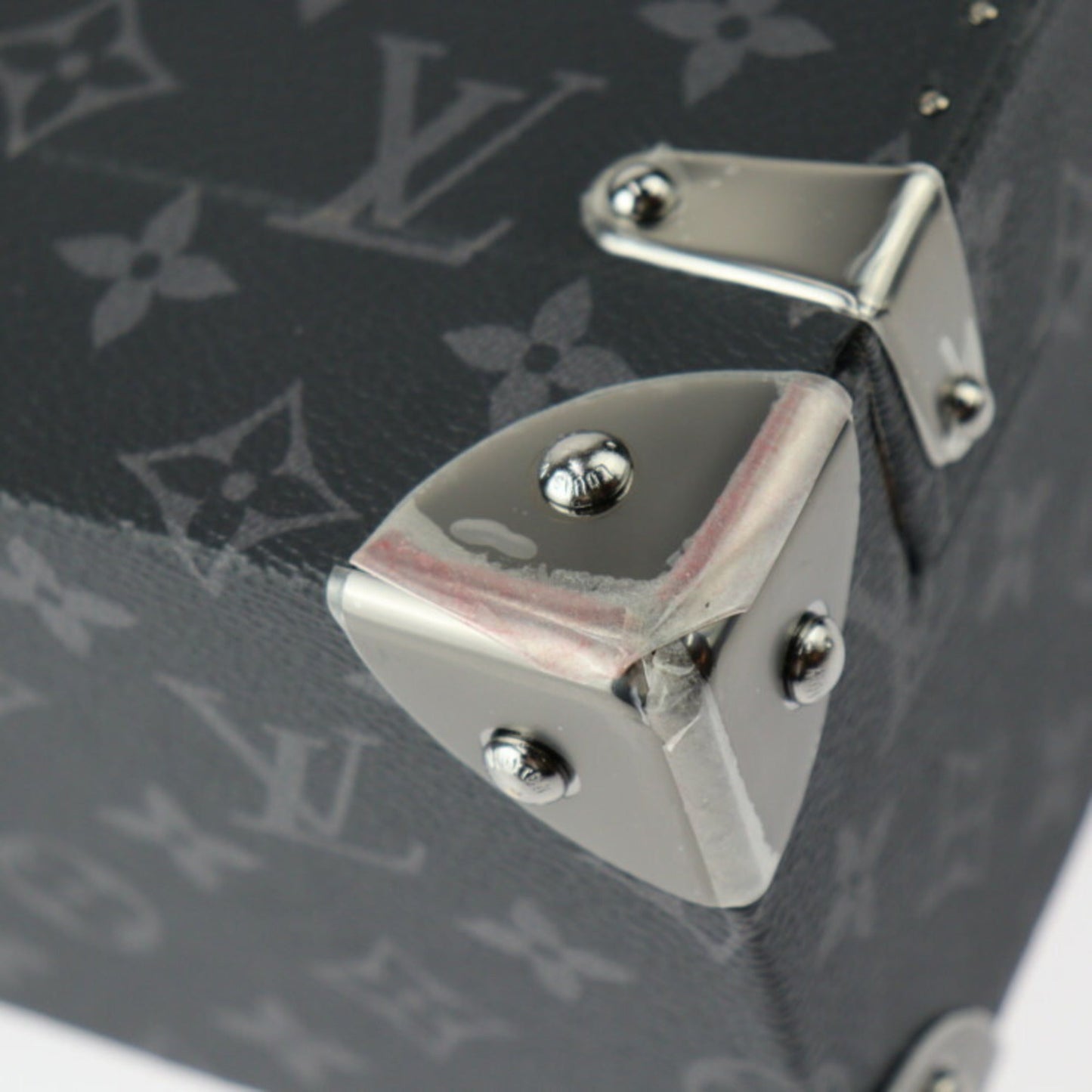 LOUIS VUITTON Fragrance Box Other Bag M20078 Monogram Eclipse Leather Black Silver Hardware Trunk Vanity