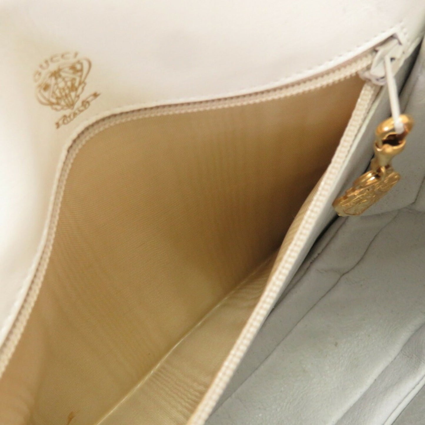 Gucci GG pattern leather white navy bicolor 26 001 5692 shoulder bag blue 0028 GUCCI