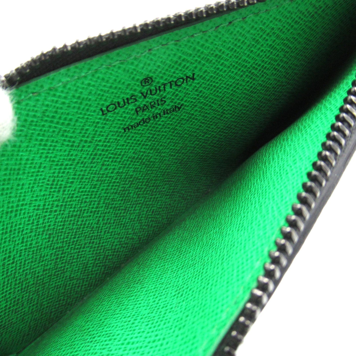 LOUIS VUITTON Coin card holder Brown Green Monogram macassar PVC coated canvas M81627
