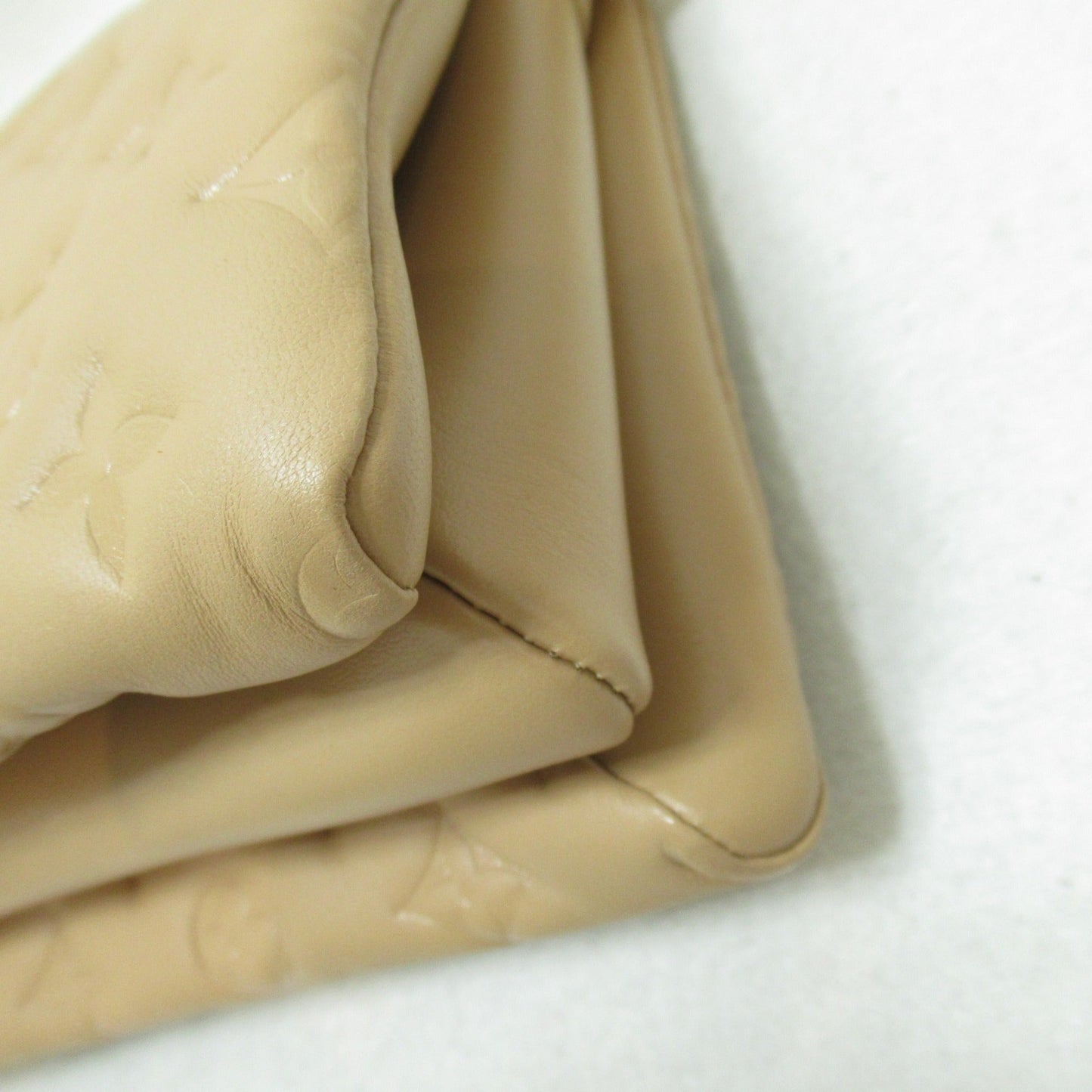 LOUIS VUITTON Coussin PM Shoulder Bag Beige Lamb leather leather M57791