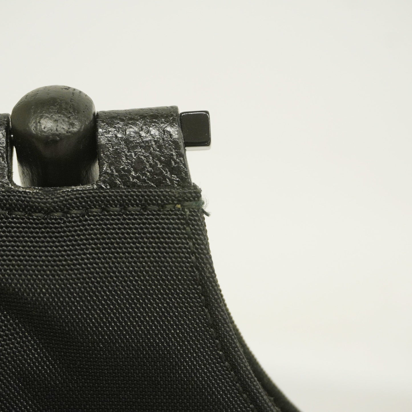 GUCCI  Bamboo Handbag 001 3739 Women's Nylon,Leather Handbag Black