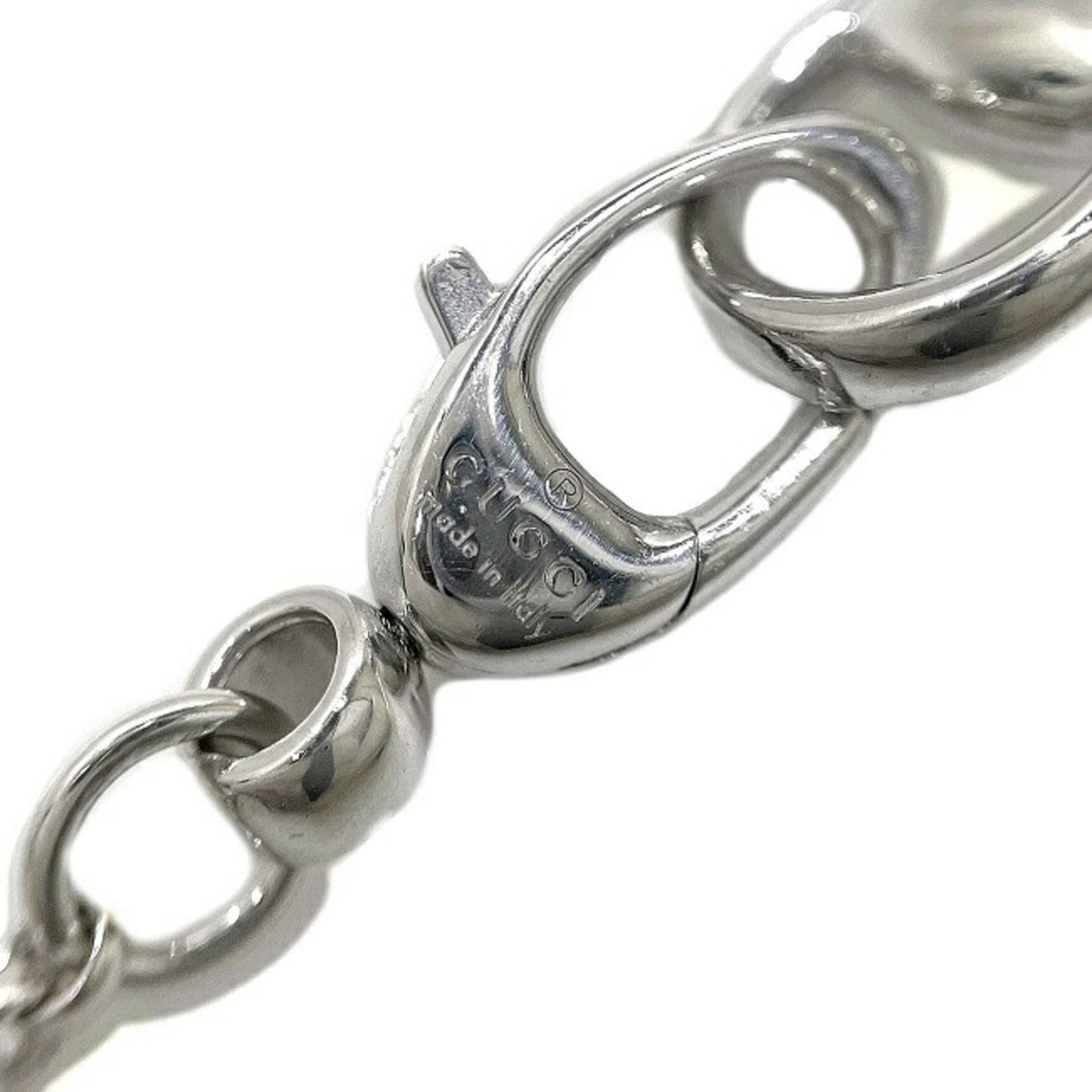 Gucci Necklace Silver Bamboo 393395 J8400 0702 Ag 925 GUCCI Heart Ladies Pendant