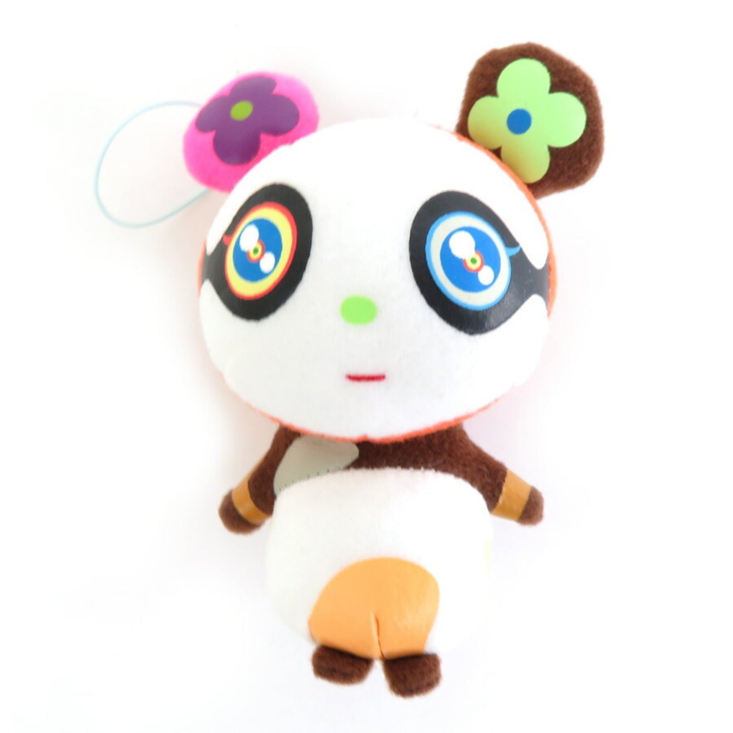 LOUIS VUITTON Charm Keychain Petit Panda Polyester Multicolor Silver Unisex e55783a