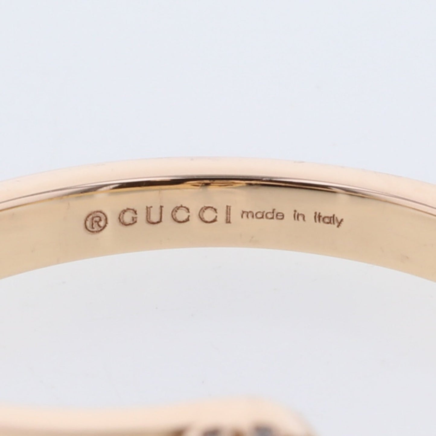 Gucci Ring GG Diamond K18 Pink Gold No. 11 Ladies GUCCI K21001204
