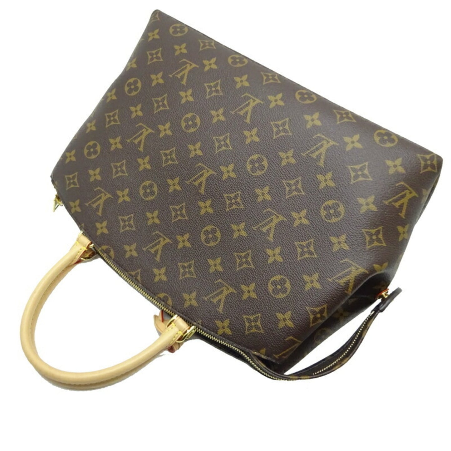LOUIS VUITTON Grand Palais MM Ladies Handbag M45898 Monogram Ebene [Brown]