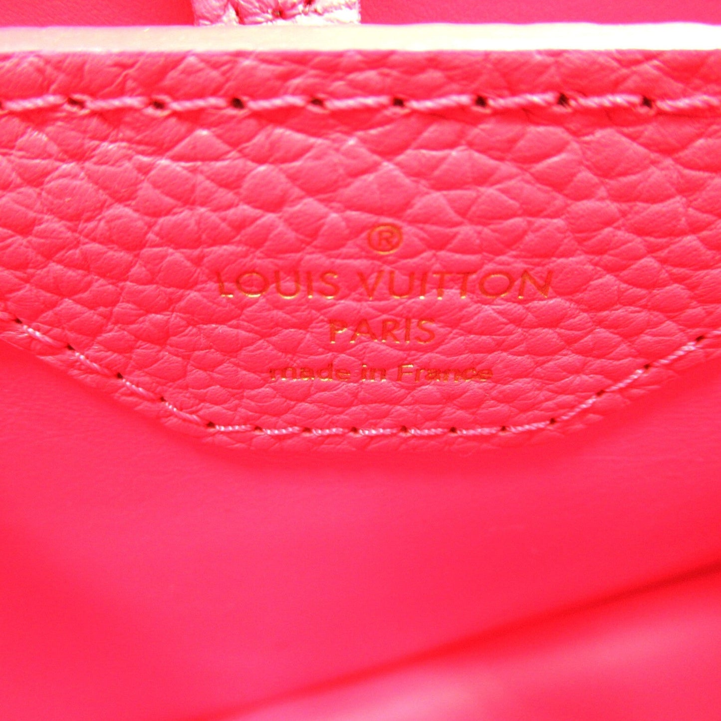 LOUIS VUITTON CapucineBB Pink Taurillon Clemence Leather leather M90294