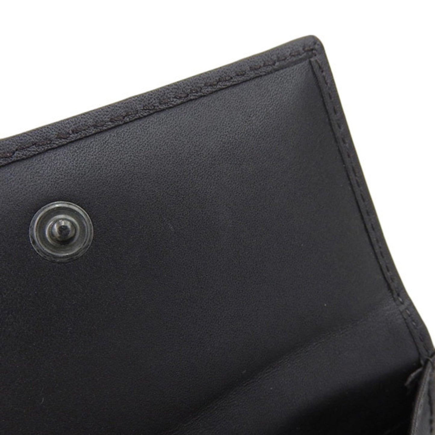 GUCCI Horsebit GG Canvas Bifold Wallet 101604 Black Women's