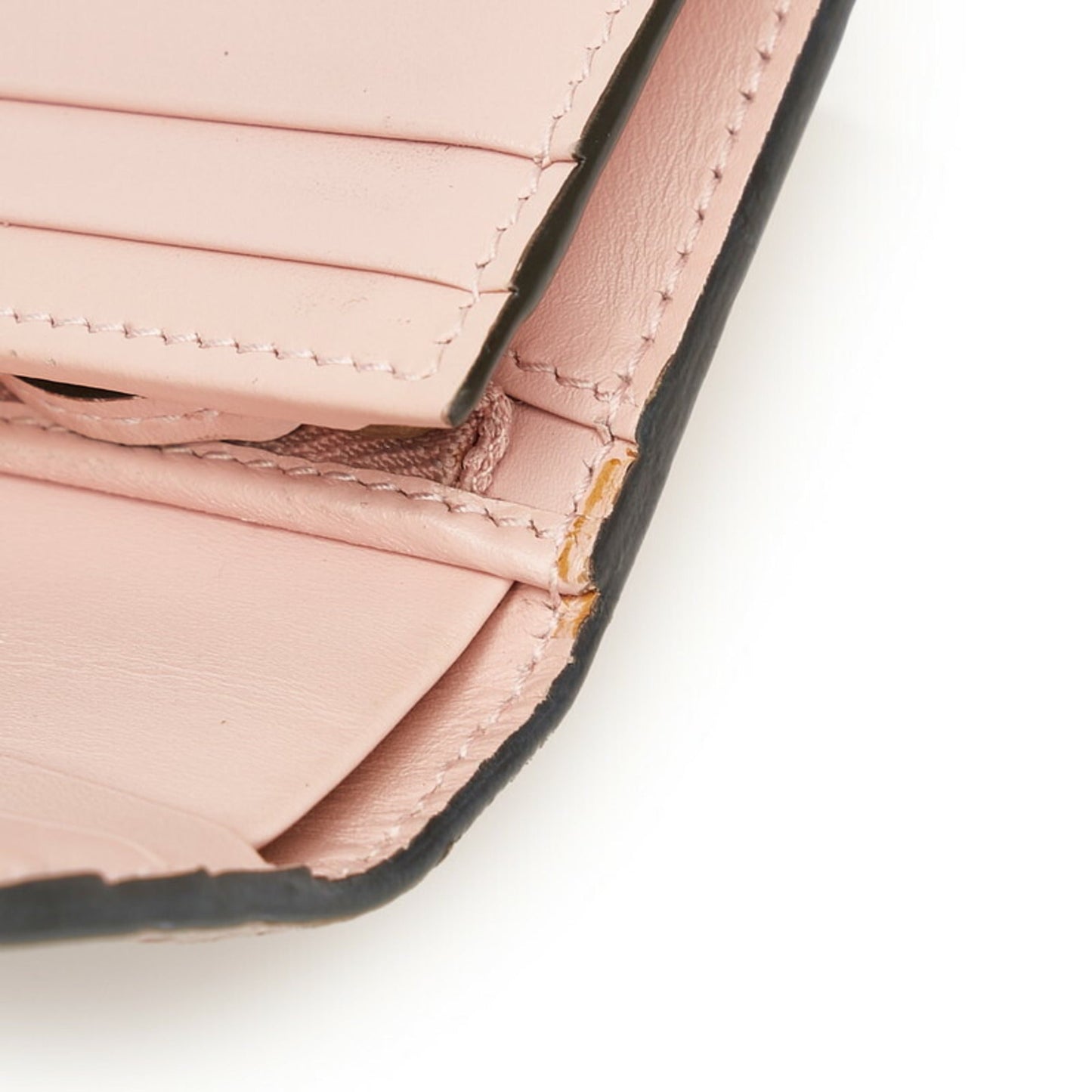 Gucci Shima Cat Bifold Wallet 548057 Pink Leather Ladies GUCCI