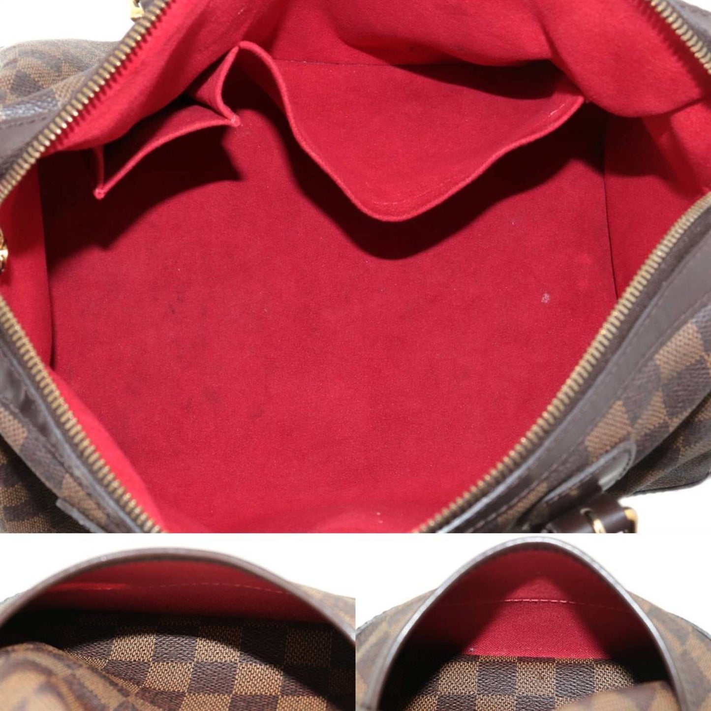 LOUIS VUITTON Berkeley Handbag Plate Damier Ebene N52000