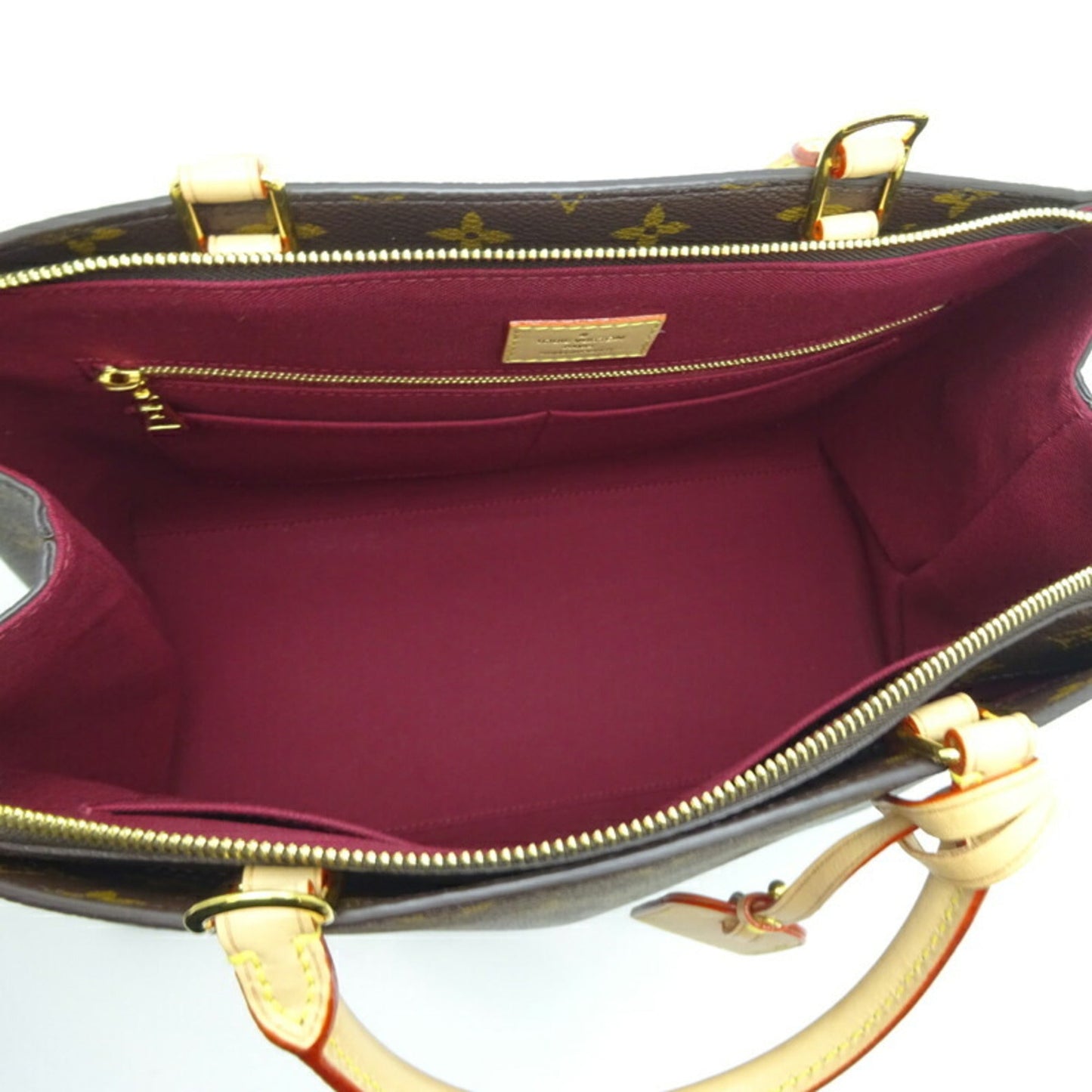 LOUIS VUITTON Grand Palais MM Ladies Handbag M45898 Monogram Ebene [Brown]