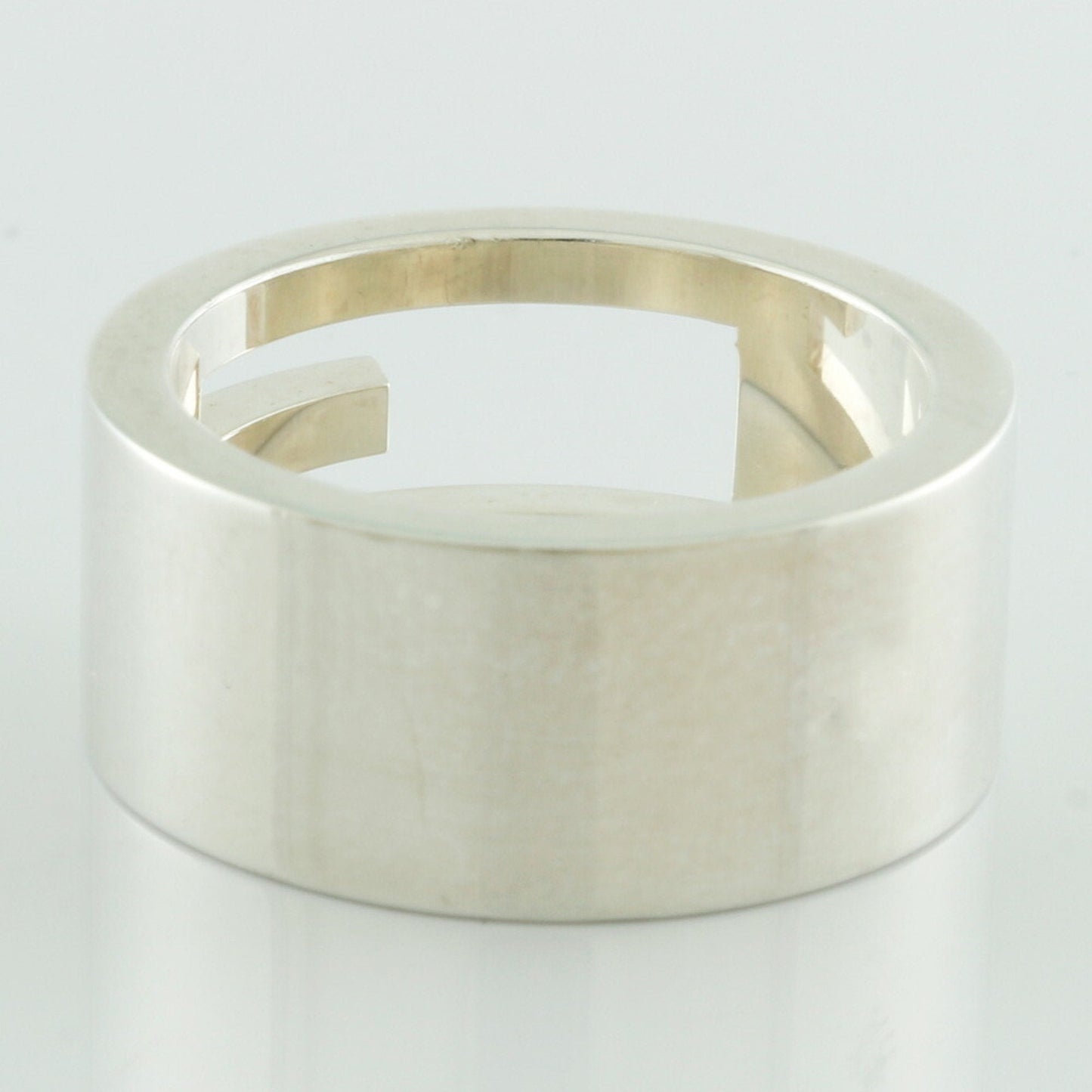 Gucci SV925 Ring G Mark 7.5 # 8 Silver Ladies 925