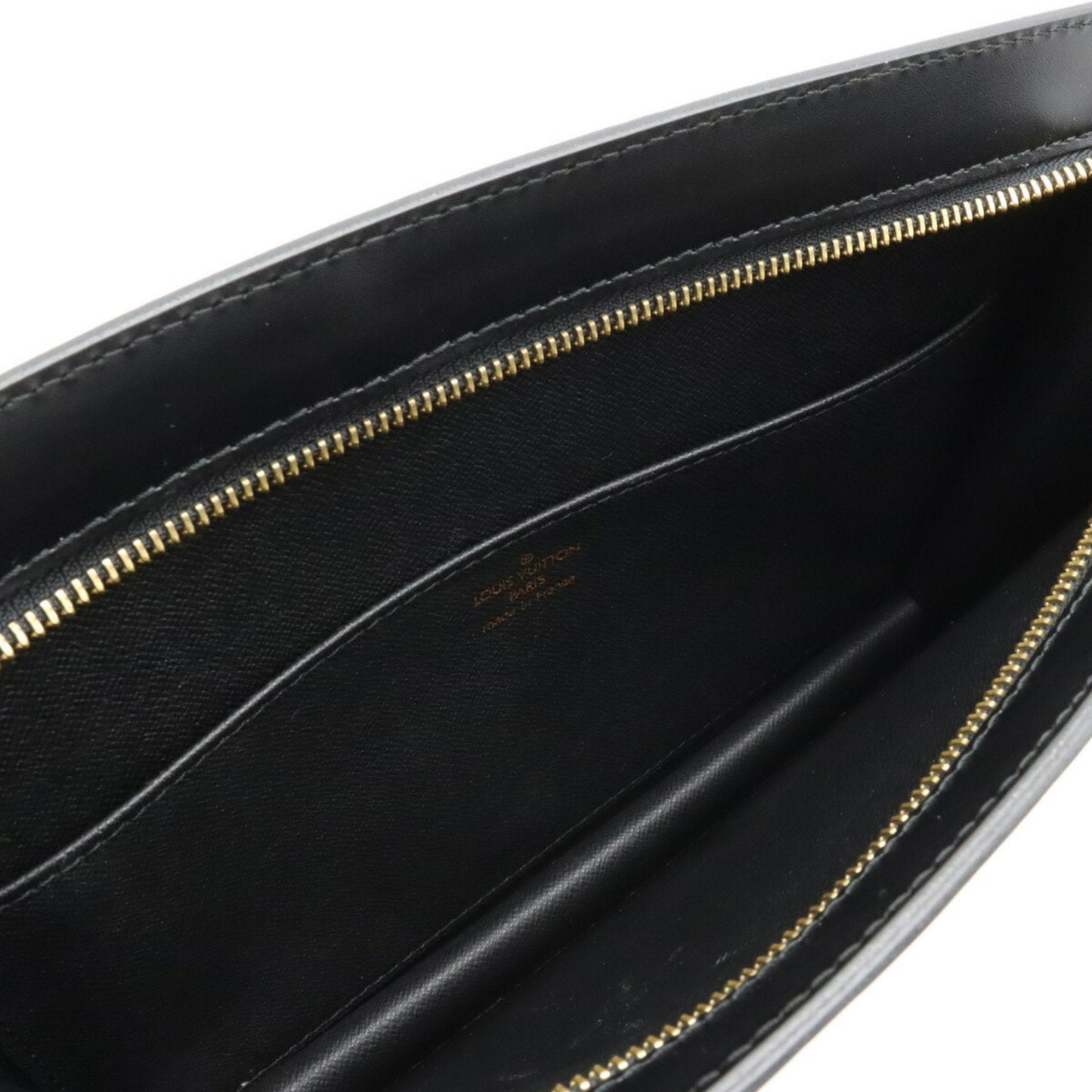 LOUIS VUITTON Epi Pochette Homme Second Bag Clutch Noir Black M52522
