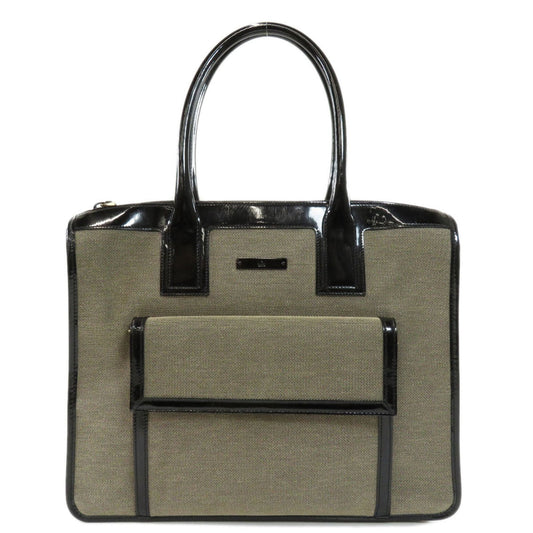 Gucci 000 0854 Motif Tote Bag Canvas/Leather Ladies GUCCI