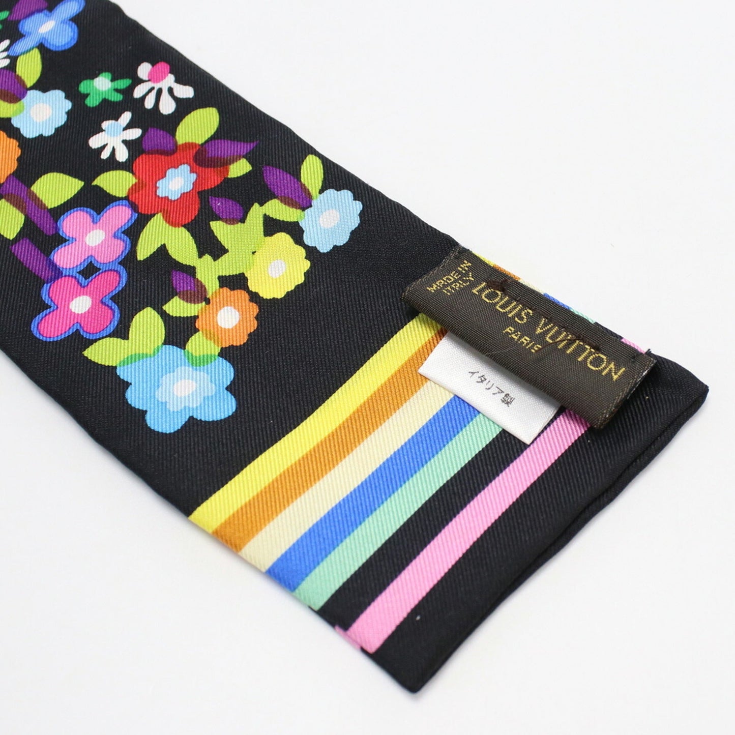 LOUIS VUITTON bandeau scarf silk / 100% ladies