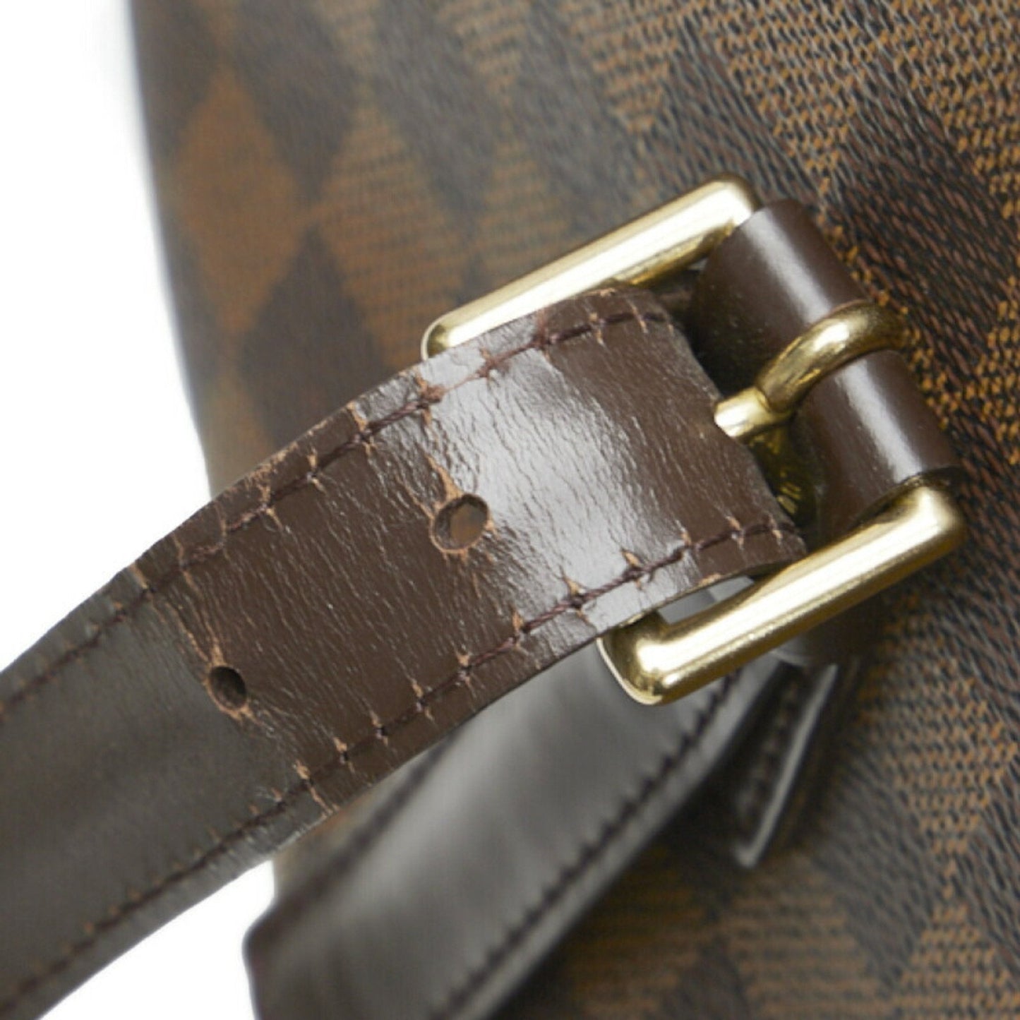 LOUIS VUITTON Damier Chelsea Tote Bag Shoulder N51119 Brown PVC Leather Ladies