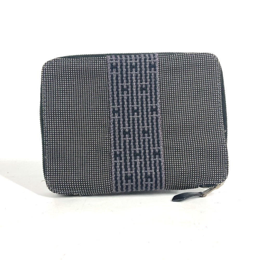 HERMES Notebook cover canvas gray Her Line System notebook stationery