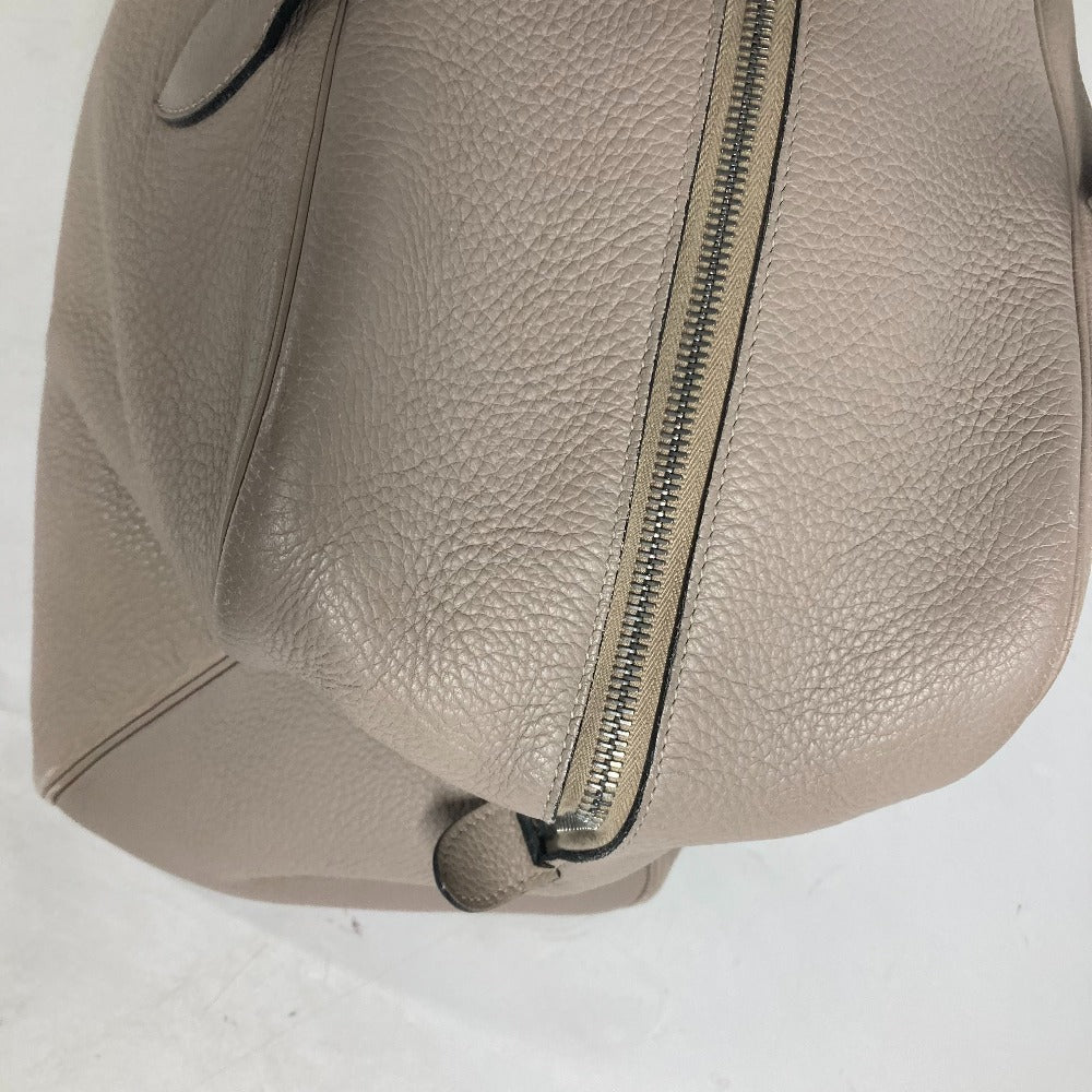 HERMES Boston Duffel bag Taurillon Clemence beige Victoria 2 35