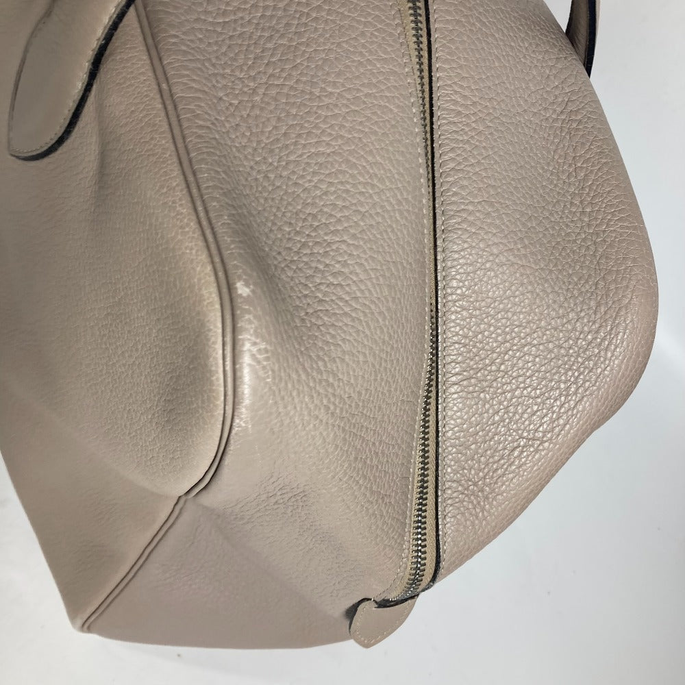 HERMES Boston Duffel bag Taurillon Clemence beige Victoria 2 35