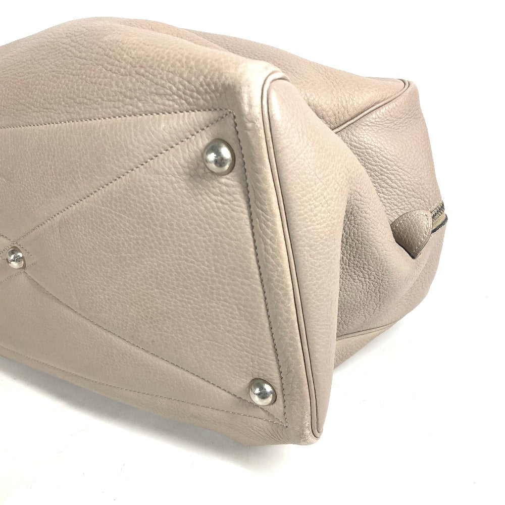 HERMES Boston Duffel bag Taurillon Clemence beige Victoria 2 35