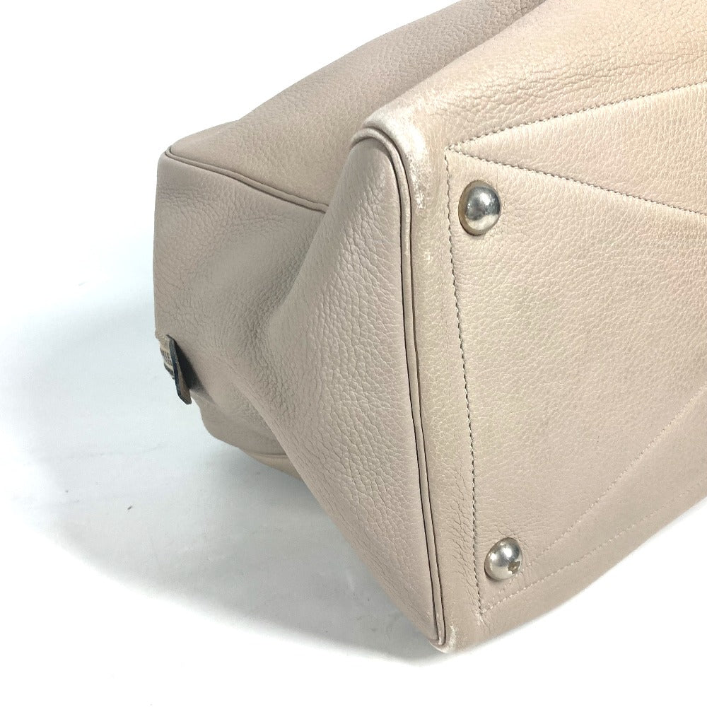 HERMES Boston Duffel bag Taurillon Clemence beige Victoria 2 35