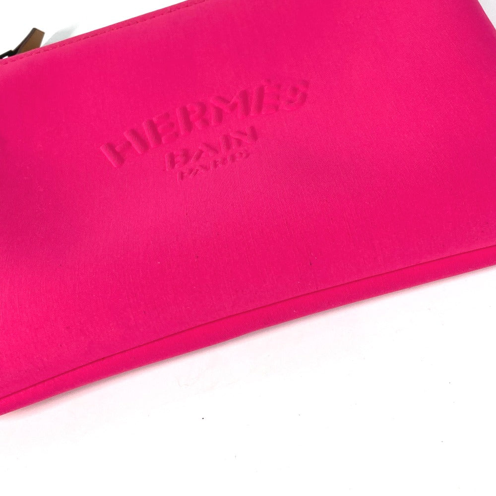 HERMES Pouch polyamide pink Makeup pouch Cosmetics Pouch Neovan PM