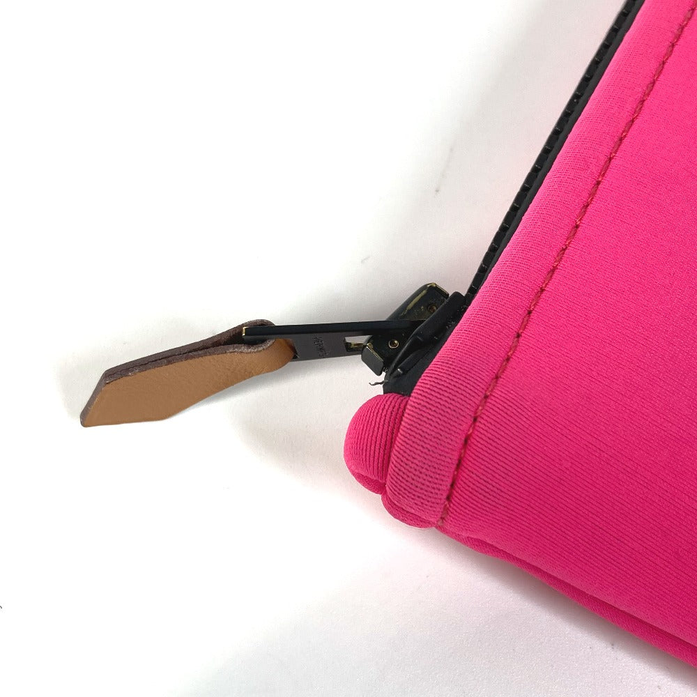 HERMES Pouch polyamide pink Makeup pouch Cosmetics Pouch Neovan PM