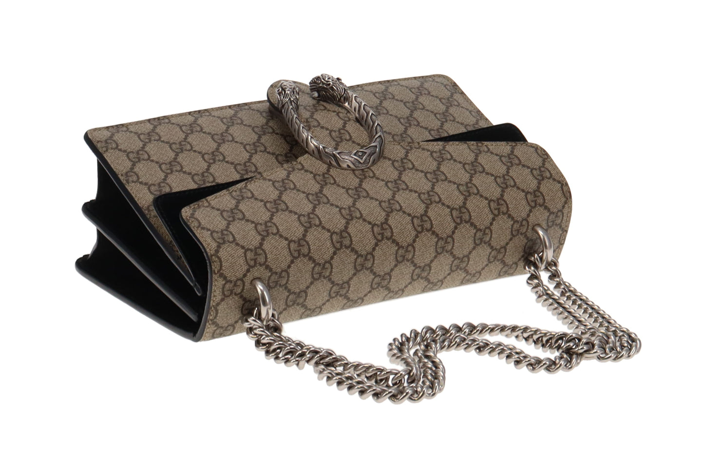 Gucci Dionysus Small GG Supreme & Black Suede