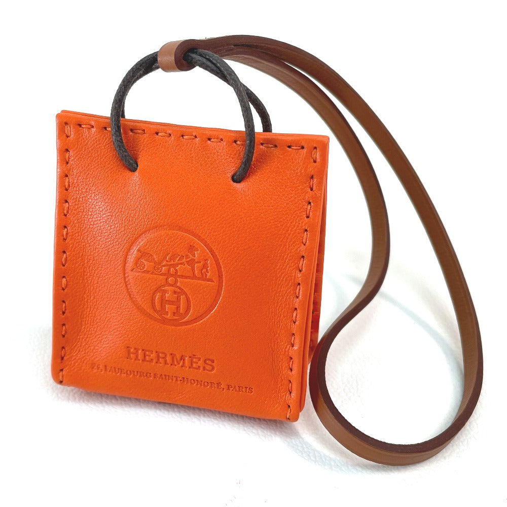 HERMES charm Anyo Miro Orange Shopper sack orange Women Used